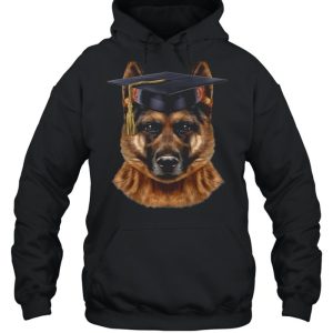 German Shepherd Dog wearing University Bachelor Cap shirt 5