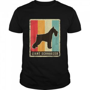 Giant Schnauzer Dog Retro Vintage Shirt 1