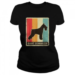 Giant Schnauzer Dog Retro Vintage Shirt 2