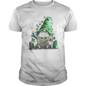 Gnome hug Baby Yoda Irish St Patricks day shirt