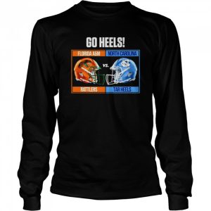 Go Heels North Carolina Tar Heels vs Florida AampM Rattlers 2022 HBCU Celebration Game Shirt 3