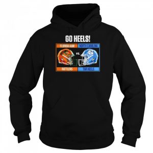 Go Heels North Carolina Tar Heels vs Florida AampM Rattlers 2022 HBCU Celebration Game Shirt 5