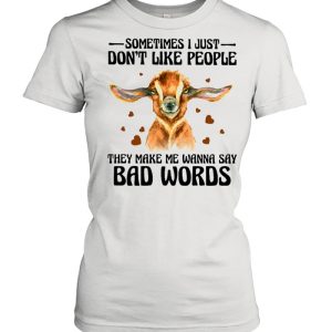 Goat Say Bad Words Goats Lovers Shirt