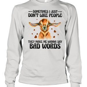 Goat Say Bad Words Goats Lovers Shirt 3