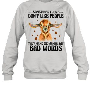 Goat Say Bad Words Goats Lovers Shirt 4