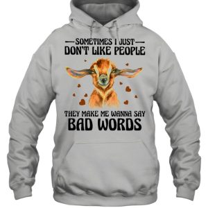 Goat Say Bad Words Goats Lovers Shirt 5