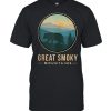 Great Smoky Mountains Shirt National Park Retro Bear shirt