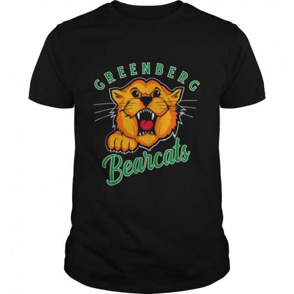 Greenberg mascot school spirit inspirational shirt