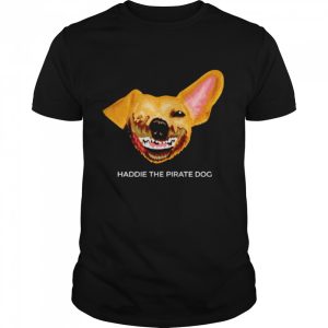 Haddie the pirate dog shirt 1