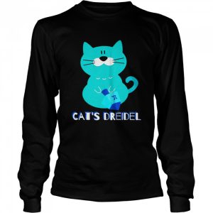 Hanukkah Dreidel Chanukah Cat Shirt 3