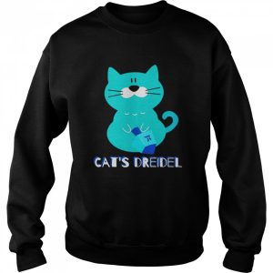 Hanukkah Dreidel Chanukah Cat Shirt 4