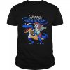 Happy Hanukkah Unicorn Riding Dinosaur Shirt