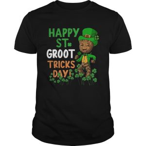 Happy St Patricks Day Groot Tricks Day shirt