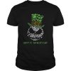 Happy St Patricks day Jack Skellington face shirt