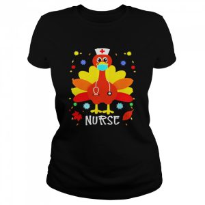 Happy Thanksgiving Turkey Nurse T shirt 2