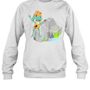 Hilarious Frog Wearing Cowboys Boots banjo Enthusiast shirt 4