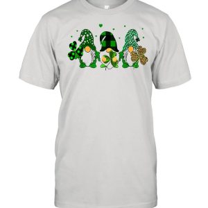 Hippie Gnomes Plaid Happy St Patrick's Day 2021 shirt 1