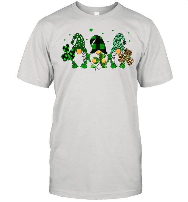 Hippie Gnomes Plaid Happy St Patrick’s Day 2021 shirt