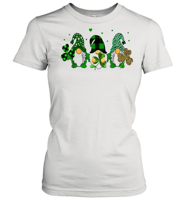 Hippie Gnomes Plaid Happy St Patrick’s Day 2021 shirt