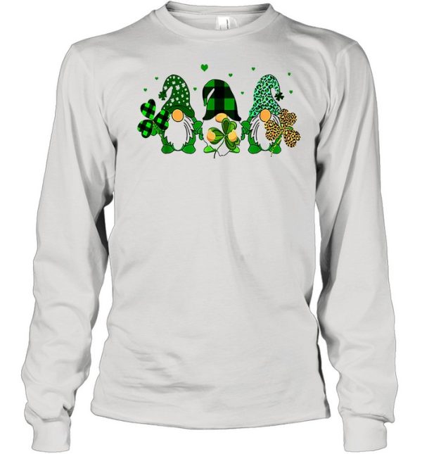 Hippie Gnomes Plaid Happy St Patrick’s Day 2021 shirt