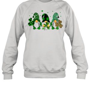 Hippie Gnomes Plaid Happy St Patrick's Day 2021 shirt 4