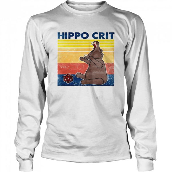 Hippo crit vitage shirt