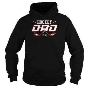 Hockey Dad Papa Father's Day Vintage Shirt 5