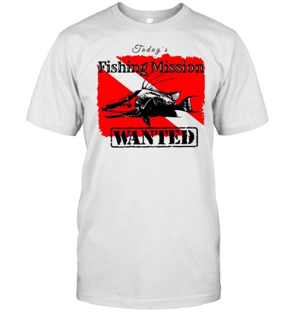 Hogfish Snapper Today’s Fishing Mission Wanted T-shirt