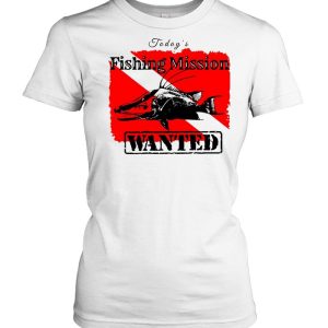 Hogfish Snapper Today's Fishing Mission Wanted T shirt 2