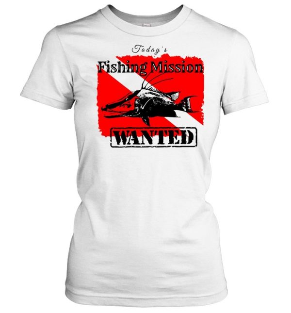 Hogfish Snapper Today’s Fishing Mission Wanted T-shirt