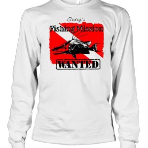 Hogfish Snapper Today's Fishing Mission Wanted T shirt 3