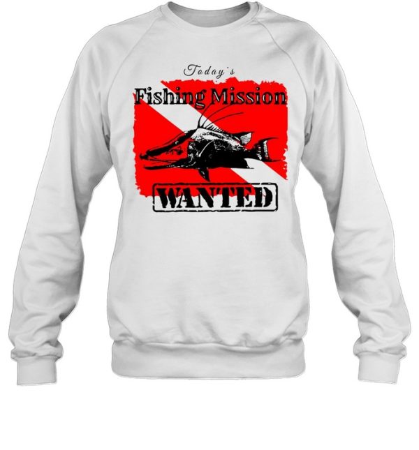 Hogfish Snapper Today’s Fishing Mission Wanted T-shirt