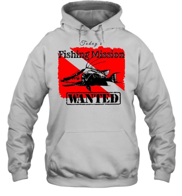 Hogfish Snapper Today’s Fishing Mission Wanted T-shirt