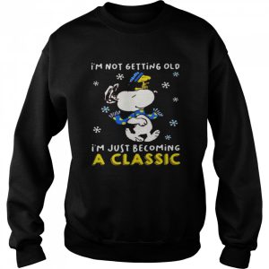 I'm Not Getting Old I'm Just Becoming A Classic Snoopy Vs Woodstock Shirt 4