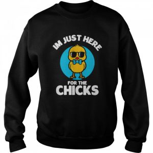 I'm just here for the chicks cute chicken costumed shirt 4