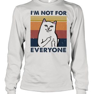 I Am Not For Everyone Cat Vintage Shirt 3