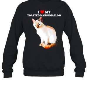 I Love My Toasted Marshmallow Flame Point Siamese Cat Kitten Shirt 4