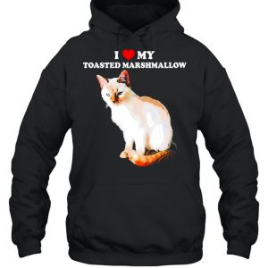 I Love My Toasted Marshmallow Flame Point Siamese Cat Kitten Shirt 5