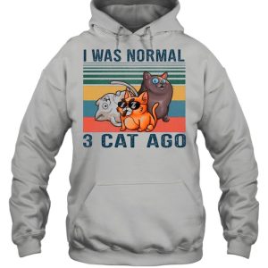 I Was Normal 3 Cats Ago Vintgae shirt 5