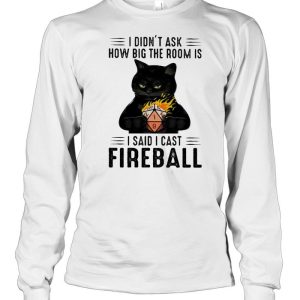 I didnt ask how big the room is i said i cast fireball cat shirt 3