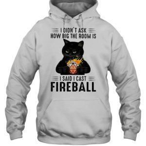 I didnt ask how big the room is i said i cast fireball cat shirt 5