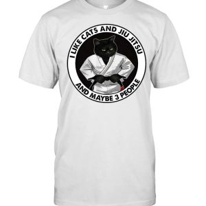 I like cat and Jiu Jitsu and maybe 3 people shirt 1