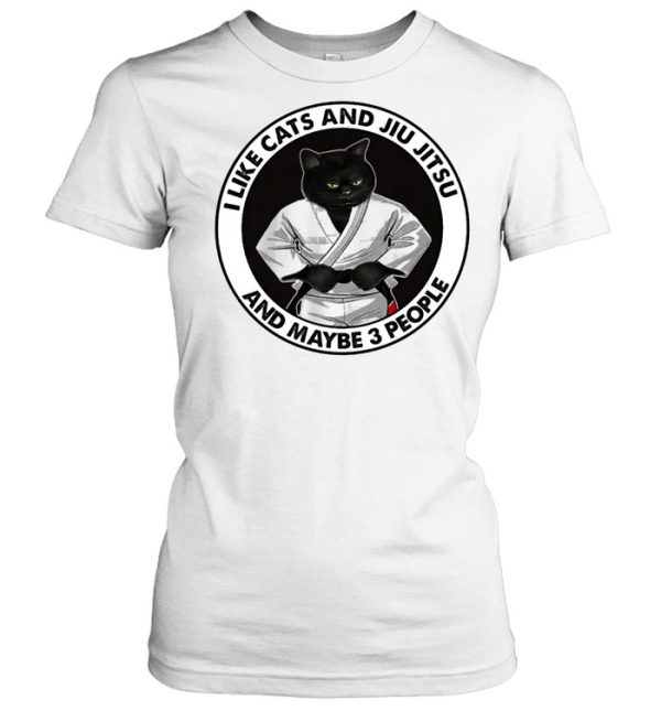 I like cat and Jiu Jitsu and maybe 3 people shirt