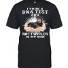 I took a Dna test and Rottweiler is my son shirt