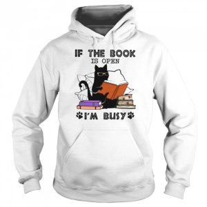 If the book is open I'm busy shirt 5