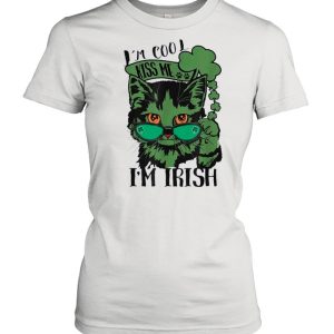 Im Irish St Patricks fun cat design shirt 2