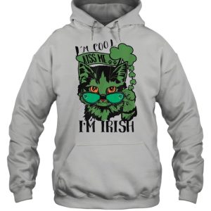 Im Irish St Patricks fun cat design shirt 5