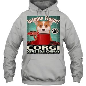 Intense Flavor Corgi Coffee Bean Company shirt 5