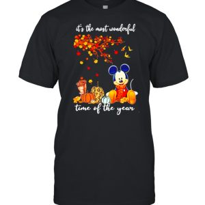 It’s The Most Wonderful Time Of The Year Mickey Autumn Shirt