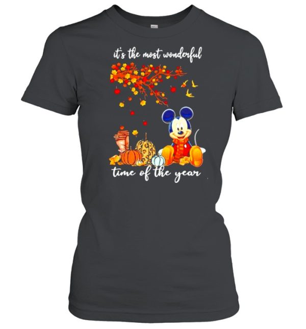 It’s The Most Wonderful Time Of The Year Mickey Autumn Shirt